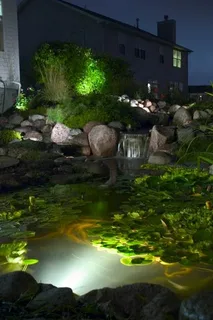 Transforming Your Garden Pond into a Nighttime Masterpiece
